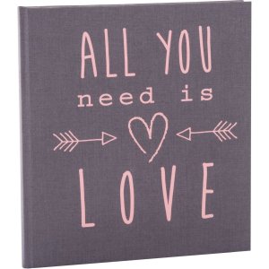 Wedding Diary All you need is love gray