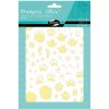 Phospho Stick, Pack 2 sh 14.8x21cm, Paws - Yellow