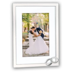 MARIAGE metal portrait frame 10x15 cm