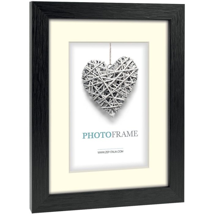 Wooden frame Regent 10x15 cm black