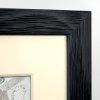 Wooden frame Regent 10x15 cm black