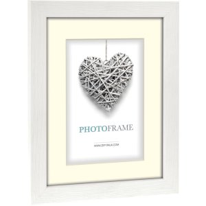 Wooden frame Regent 13x18 cm white