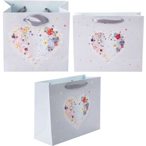 Goldbuch gift bag Hearts of Flowers in 3 sizes