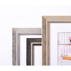 Chalet picture frame 10x15 cm white