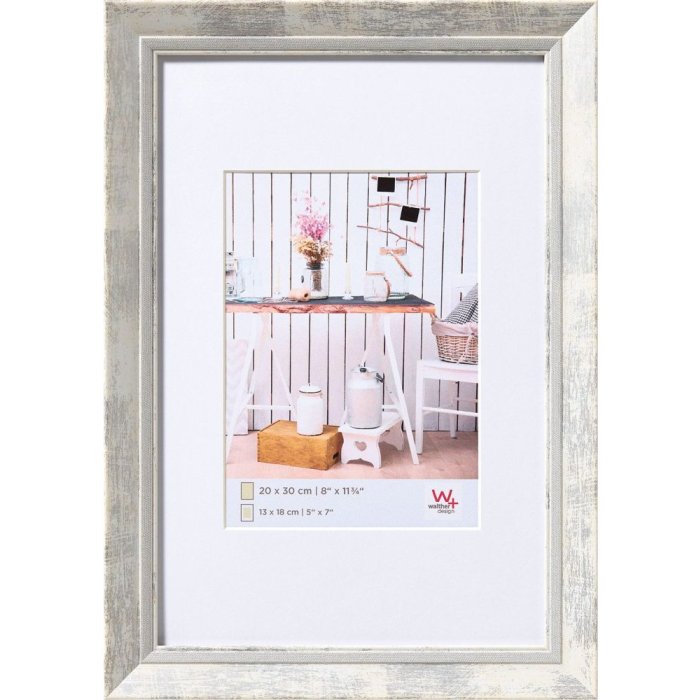 Chalet picture frame 13x18 cm white