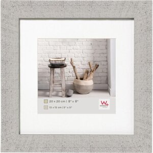 Home wooden frame 20x20 cm light gray