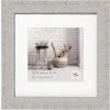 Home wooden frame 20x20 cm light gray