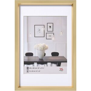 Steel Style plastic frame 20x30 cm gold