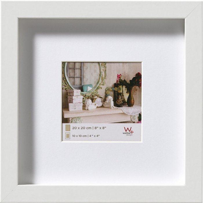 Walther 3D wooden frame Stockholm white 20x20 cm