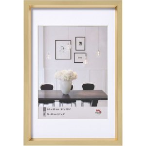 Steel Style plastic frame 30x40 cm gold