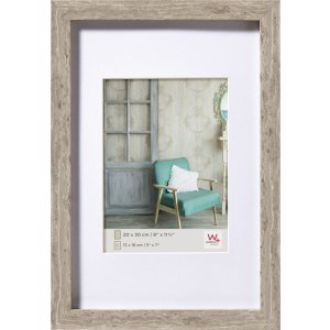 wooden frame Stockholm gray 70x100 cm