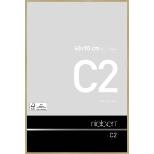 Nielse alu frame C2 Soft Frosted Gold 60x90 cm