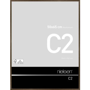 Nielse alu frame C2 Soft Frosted Walnut 50x65 cm