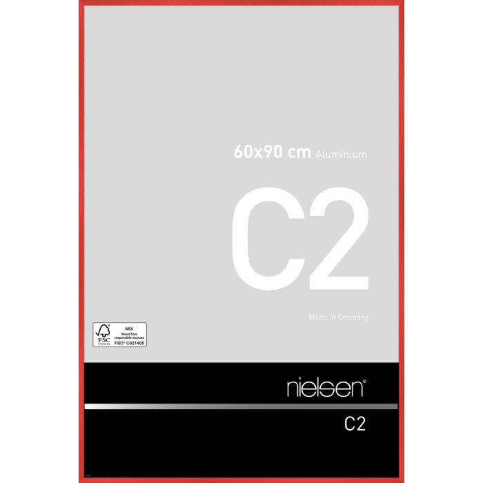 Nielse alu frame C2 Tornado Red 60x90 cm