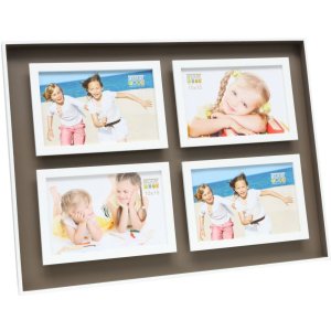 Wooden frame taupe-white S68DK9