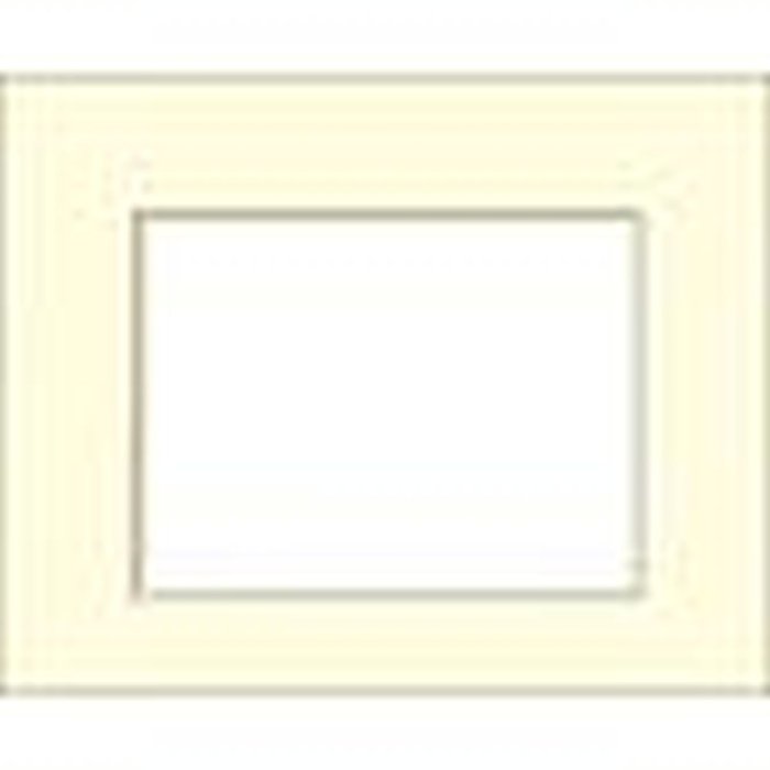 Standard passepartout Ceanothe 40x50 cm with 25x38 cm broken white