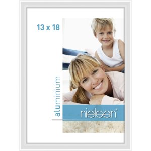 Aluminum frame Classic 13x18 cm glossy white