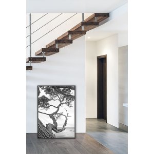 Aluminum frame Classic 60x84 cm soft walnut