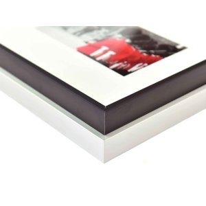 Aluminum frame Gallery Junior black 3 photos 10x15 cm