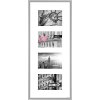 Aluminum frame Gallery Junior silver 4 photos 10x15 cm