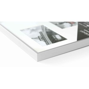 Aluminum frame Gallery Junior silver 4 photos 13x18 cm