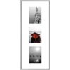 Aluminum frame Gallery Junior silver 3 photos 13x18 cm