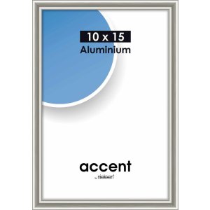 Accent aluminium frame 10x15 cm pearl mercury