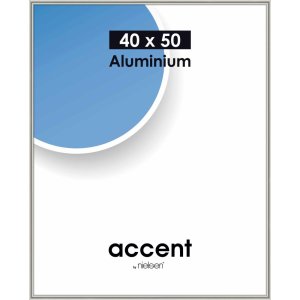 Accent aluminium frame 40x50 cm pearl mercury