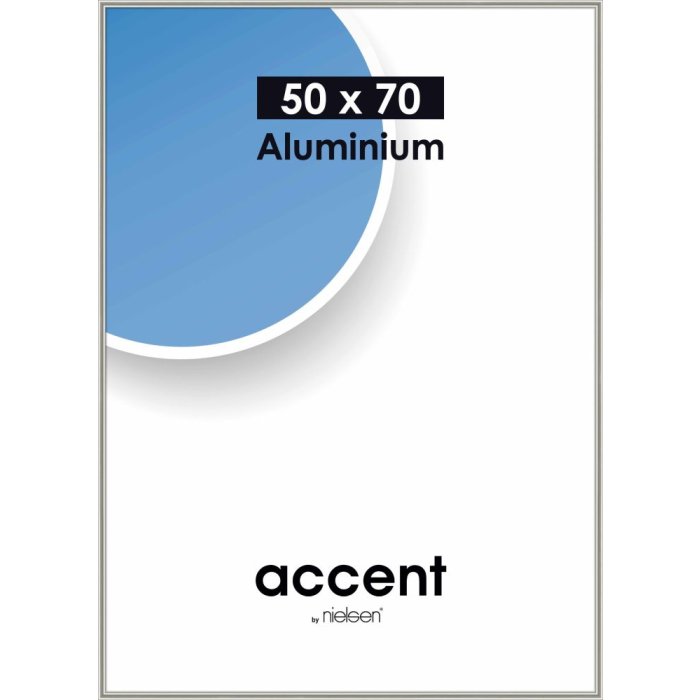 Nielsen Accent aluminium frame 50x70 cm pearl mercury