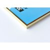 Accent aluminium frame 70x100 cm gold