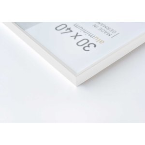 Aluminum frame Pixel 40x60 cm white glossy