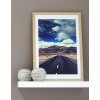 wooden frame XL 40x50 cm white covering