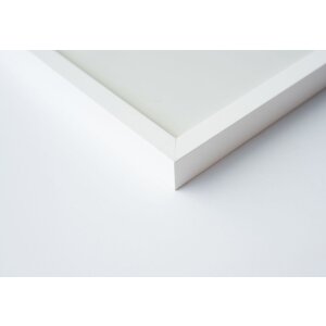 wooden frame XL 60x84 cm white covering