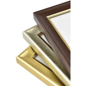 Wooden frame Derby 60x80 cm gold