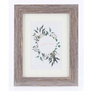 Chalet Plastic Frame, brown-grey, 15 x 20 cm