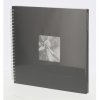 Fine Art Spiral Album, 36x32 cm, 50 white pages, black