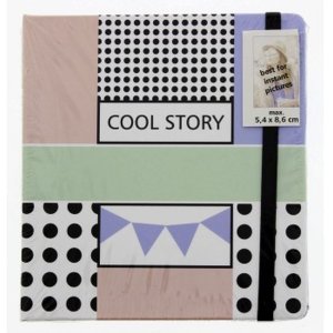 Cool Story Slip-In Album, for 56 instant pictures up to max. 5.4 x 8.6 cm