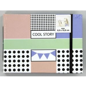 Cool Story Bookbound Album, 18x13 cm, 20 brown pages