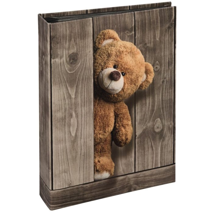 Batzi Memo Album for 200 Photos in 10x15 cm Format, standing teddy