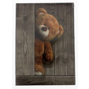 Batzi Memo Album for 200 Photos in 10x15 cm Format, standing teddy