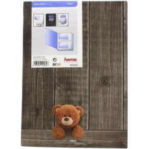 Batzi Memo Album for 200 Photos in 10x15 cm Format, standing teddy