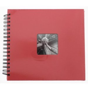 ´Fine Art´ Spiral Album, 28 x 24 cm, 50 black pages, flamingo