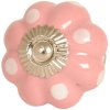 furniture knob flower shape 4 cm - different designs