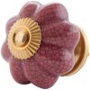 furniture knob flower shape 4 cm - different designs