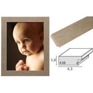 photo frame bronze wood S43BD