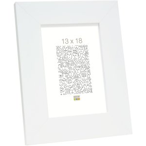 photo frame white wood S43BK