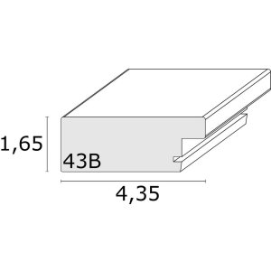 photo frame white wood S43BK