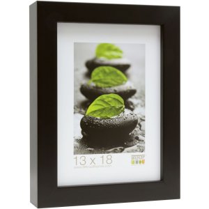 photo frame black wood S43DL