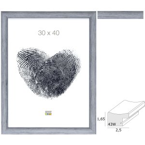 photo frame grey resin S43WF