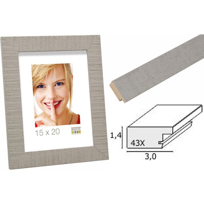 photo frame beige wood S43XF